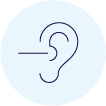 Ear wax removal icon