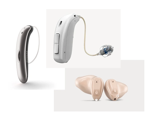 Hearing aids collage
